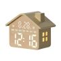 House Shaped Digital Alarm Clock For Kids Multi-function LED Bedside Clock