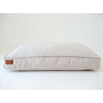 Lulu Dog Cushion - Medium - 100CM L X 12CM H X 75CM W Oatmeal Melange
