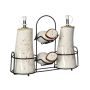 Ceramic Seasoning Condiment With Rack