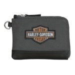 Women’s Oil Can B&s Key Coin Purse Wallet – Polyester & Leather
