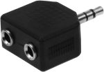 SE-L66 3.5MM Audio Conversion Head 1 Male To 2 Female Pack Of 100