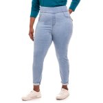 Denim Pull On Jegging - Light Wash Blue