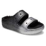 Classic Cozzzy Glitter Sandal - Black silver M9W11