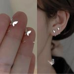 Fashionable And Cute Little Butterfly Earrings Minimalist Ear Hooks Elegant Earrings Jewelry