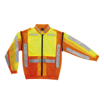 FORCE3D Force Jacket - Safety Orange yellow 5X-LARGE