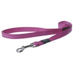 Rogz Pet Products Rogz Utility Extra Large 25MM Lumberjack Fixed Dog Lead - Pink Reflective