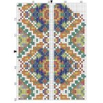Orange & Green Zig-zag Case 7 X 17CM