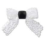 White Lace Bow Jibbitz - Elevated