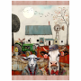 FSC0006 Printed Wall Hanging Prints Animal Farm