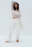 Curvy Fit Bootcut High Jeans - White