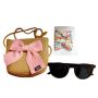 Girl Handbag Sunglasses And Bow Accessory Set