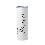 Personalized Floral And Leopard Print Travel Tumbler - 900ML - Florence