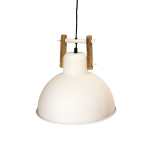Sumaiya Metal And Wood Pendant Light
