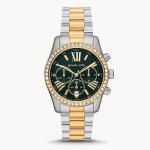 Lexington Chronograph Two-tone Stainless Steel Women's Watch MK7303