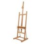 M09 Studio Easel Oiled Beechwood Maximum Canvas Height 46 Inch Height 93 Inch