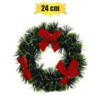 Xmas Wreath Tinsel 24CM