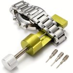 Watch Repair Tool Watch Strap Link Pin Adjustable Remover Full Metal Watch Strap Link Remover 3 Pin Diy Repair Tool Ideal Choice