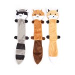 1PC Animal Design Pet Grinding Teeth Plush Toy Chewing Toy For Dog Interactive Supply