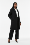 Long Line Coat - XXL Black
