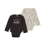 2 Pack Mamas Bestie Printed Cotton Stretch Bodyvest