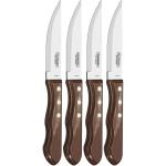 5" 13CM 4PIECE Jumbo Table Steak Knife Set With Wooden Handles