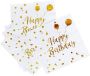 Happy Birthday Serviettes - 100 Pieces