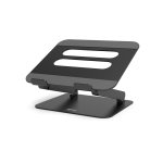 Black 15.6 Inch Aluminium Adjustable Notebook Stand