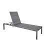 Aquila II Fix Aluminium & Textile Pool Lounger Anthracite L200CMXD75CMXH36CM