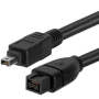 Matrix Firewire 4-PIN To 9-PIN Cable High-speed Ieee 1394B Data Transfer 1.5 M