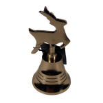 A98810020-3 Bell 10CM Gold - Reindeer