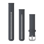Garmin Quick Release Band Granite Blue Silicone Silver Buckle 20MM