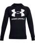 Men's Ua Rival Fleece Big Logo Hoodie - BLACK-001 / Sm