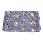 Kids Football Fantasies Glow In The Dark Blanket