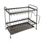 Rustproof 2 Tier Dish Drying Rack MZY-1138