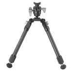 Eq-precision 2QSC Carbon Bipod W Ball Head & Pic Rail Mount- EQPRECISION2QSA