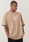 Oversized Nasa T Shirt - Desert Taupe