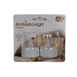 Tealights With LED - Set Of 2
