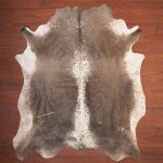 B Grade Nguni Hide 215 Brown white XL - Extra Large Brown white Panelled