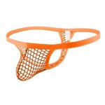 Men's Mesh G-string-orange