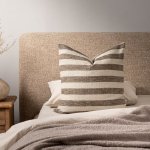 Rib Taupe Duck Feather Scatter
