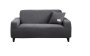Fine Living Jacquard 3 Seater Couch Cover - Dark Grey