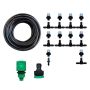 Garden Diy Water Misting Irrigation Cooling System With Sprinklers - 10M
