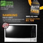Samsung 32L Electronic Solo Microwave Oven With One Touch And Power Saving ME9114S1 Box Damaged