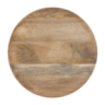 Wood Round Serving Board 40 X 40CM