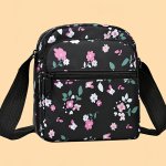 Floral Crossbody Bag For Women Durable Multi-pocket Shoulder Mom Bag With Adjustable Strap Fit Cell Phone And Essentials