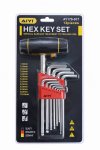 Metric T Handle Hex Key Set - 13 Piece 1.5MM-10MM