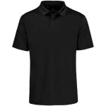 Mens Questana Seamless Golf Shirt – Black