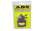 Padlock Grey 38MM 1 On Abs Card
