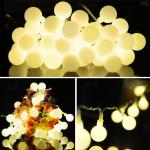 50 LED Solar String Bulbs Warm White