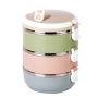 Portable Stainless Steel Triple Layer Lunch Box